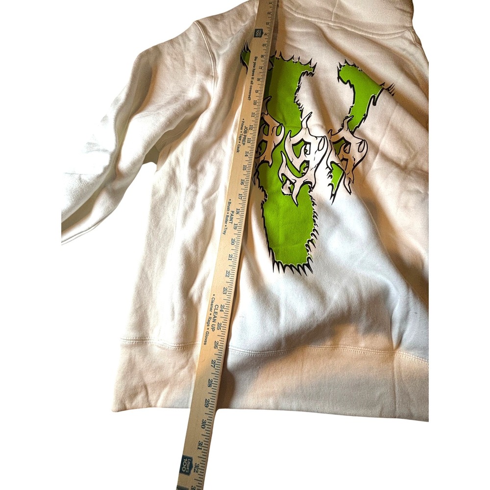 VLone Fighting Demons Graphic Hoodie White Large Men Sweatshirt BRAND NEW! - Picture 8 of 8